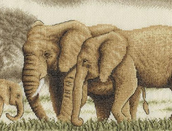 Набор для вышивания PANNA Золотая коллекция J-0596 ВЕЛИКОЛЕПНОЕ СЕМЕЙСТВО 41х20