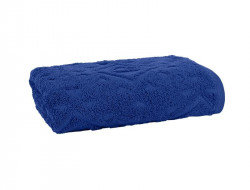 Полотенце махровое TAC JACQUARD MAVI синее 50х90