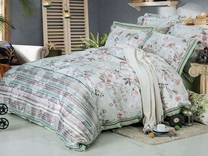 Постельное белье из сатина с вышивкой САЙЛИД D-179 семейное