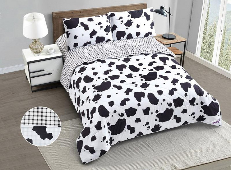 Постельное белье из микросатина с одеялом TANGO DE VERANO Y-96 50х70 (2шт) семейное