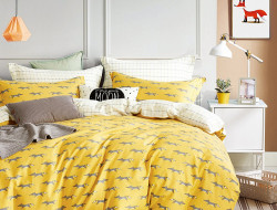 Постельное белье из сатина TANGO лисы 50х70 (2шт) 1,5-спальное