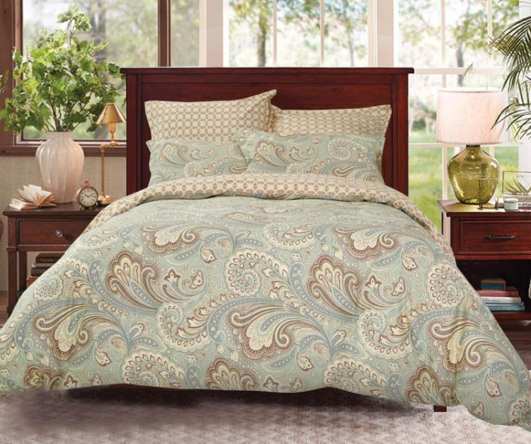 Постельное белье из сатина печатного САЙЛИД B-188 семейное