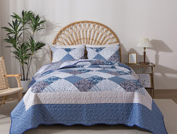 Покрывало с наволочками из полиэстера TANGO PATCHWORK PW444-105 230х250