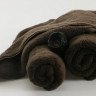 Полотенце из микрокоттона KARNA MORA коричневое 70х140