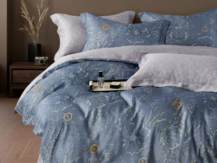 Постельное белье из тенсела ASABELLA 2121-6 50х70 (2шт) и 70х70 (2шт) евро