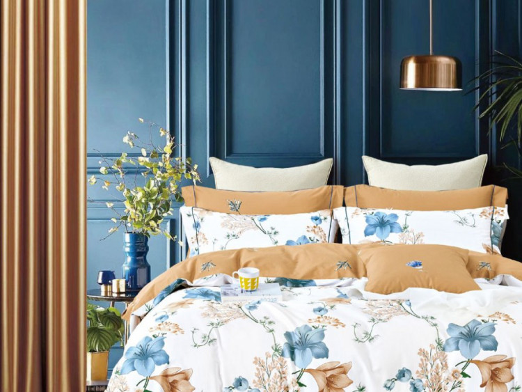 Постельное белье из сатина ASABELLA 1906-6 50х70 (2шт) и 70х70 (2шт) евро