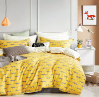 Постельное белье из сатина TANGO лисы 70х70 (2шт) 1,5-спальное