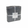 Плед из полиэстера KARVEN SUPER SOFT P944 BENZIA темно-серый 200х220