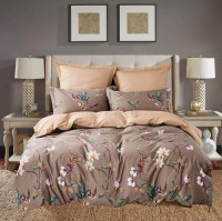 Постельное белье из печатного сатина SAILID B-200-1 1,5-спальное