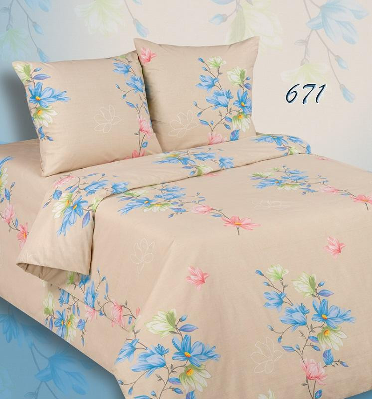 Постельное белье из поплина двухстороннее АЛЬВИТЕК ПА-671 семейное