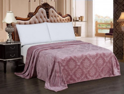 Плед однотонный из микрофибры с тиснением АЛЬВИТЕК ВЕНЕЦИЯ 151-pv 150х200