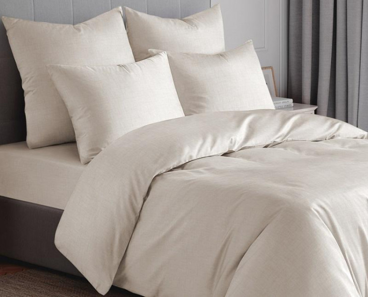 Пододеяльник из хлопка, вискозы и льна SAILID NATURAL TOUCH LC-6-150х215 кремовый 150х215