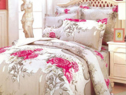 Постельное белье из сатина печатного САЙЛИД B-45 1,5-спальное