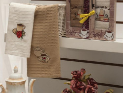 Набор кухонных полотенец КОФЕ 40х60 (2шт)