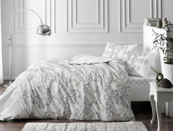 Постельное белье из ранфорса TAC RANFORCE LILES кофе 1,5-спальное