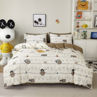 Постельное белье из сатина TANGO пингвины 50х70 (2шт) 1,5-спальное