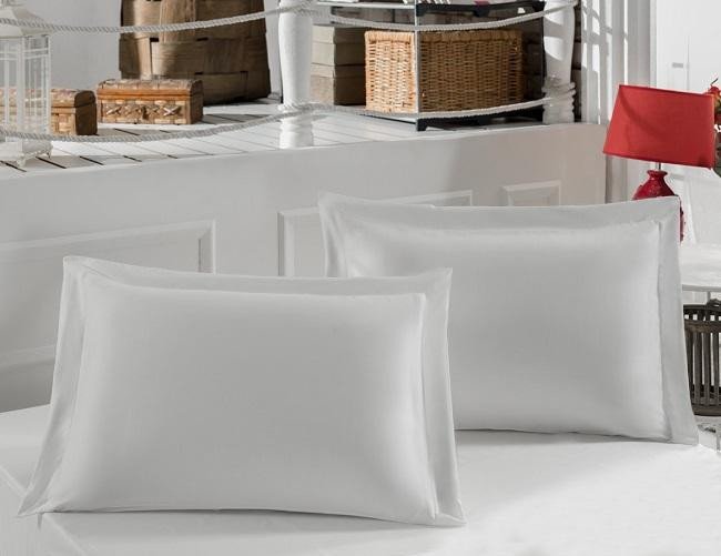 Комплект наволочек KARNA SERVAN кремовый 50х70 (2шт)