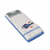 Набор кухонных полотенец хлопковых KARVEN HM770 ASKILI MUTFAK mavi-beyaz V5 40х60 (2шт)