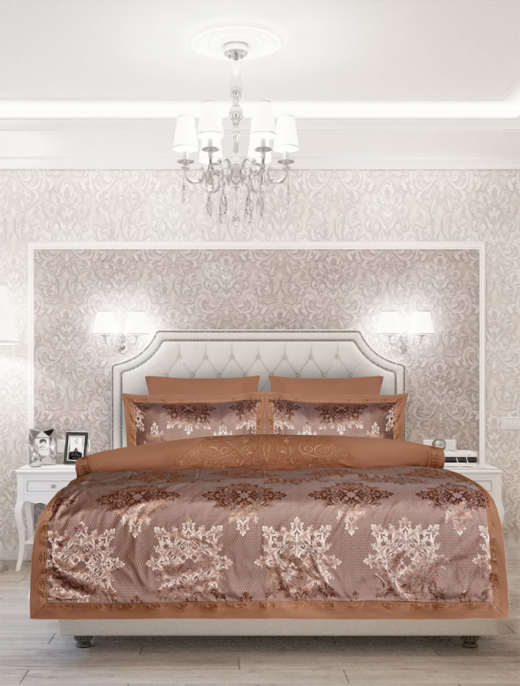 Постельное белье из жаккарда DIVA AFRODITA EXCLUSIVE ELAINE JB-102 50х70 (2шт), 70х70 (2шт) семейное
