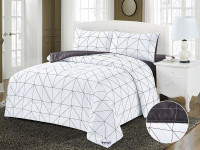 Постельное белье из микросатина с одеялом TANGO Y100-82 DE VERANO 50х70 (1шт), 70х70 (1шт) 1,5-спальное