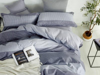 Постельное белье двухстороннее из твил-сатина SAILID BP-164-3 евро