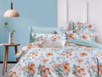 Постельное белье из сатина ASABELLA 1781-6 50х70 (2шт) и 70х70 (2шт) евро