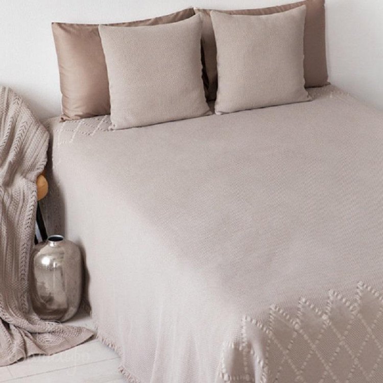 Покрывало LUXBERRY GRASS бежевое 220х240