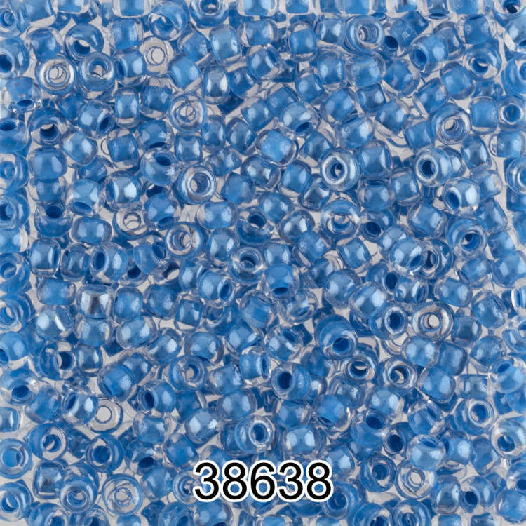 Бисер PRECIOSA (Чехия) круглый 5 10/0 2.3 мм 500 гр 38638 (Ф427) васильковый