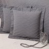 Наволочка декоративная LUXBERRY SILVER RAIN серая 47х47