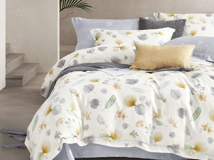 Постельное белье из тенсела ASABELLA 2085-6 50х70 (2шт) и 70х70 (2шт) евро