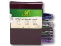 Простыня на резинке из сатина АЛЬВИТЕК черешня 200х200х25