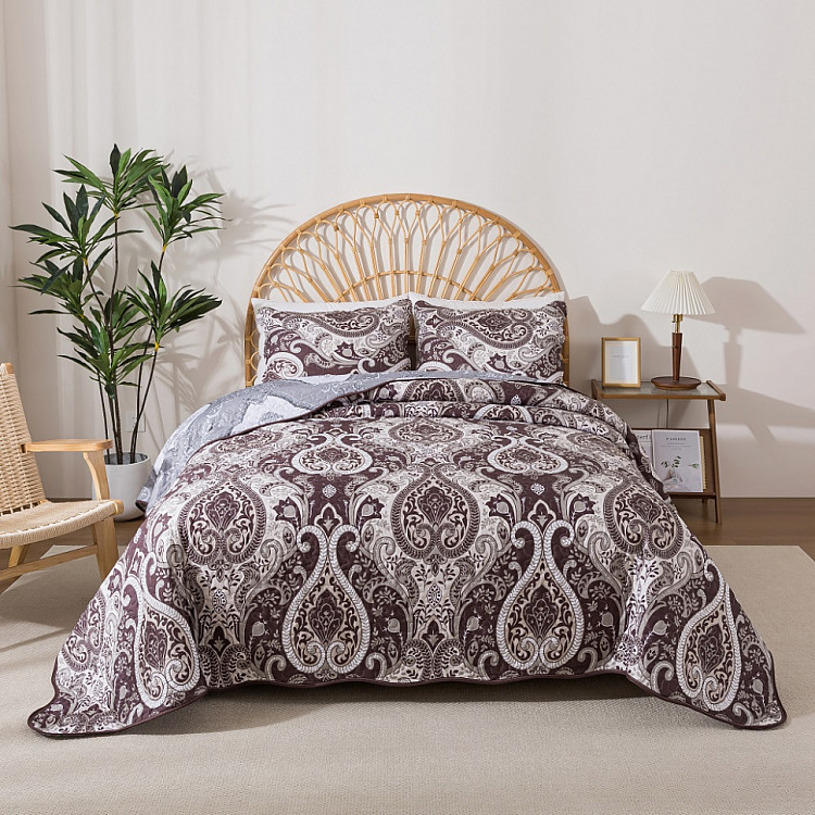 Покрывало с наволочками из полиэстера TANGO PATCHWORK PW444-101 230х250