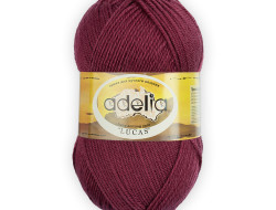 Пряжа ADELIA LUCAS №09 грязно-розовая 70% шерсть, 30% акрил, 5 шт х 100 гр, 218 м +/- 10 м