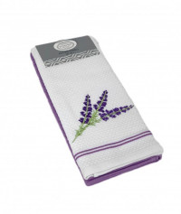 Набор кухонных полотенец хлопковых KARVEN HM770 ASKILI MUTFAK lila-beyaz V2 40х60 (2шт)