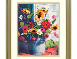 Набор для вышивания DIMENSIONS 01534 Корзина цветов 36x28 см