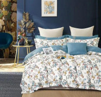 Постельное белье двухстороннее из твил-сатина SAILID BP-149-4 семейное