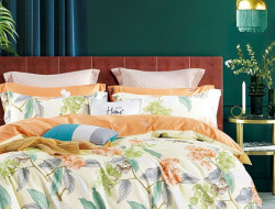 Постельное белье из сатина ASABELLA 1597-6 50х70 (2шт) и 70х70 (2шт) евро