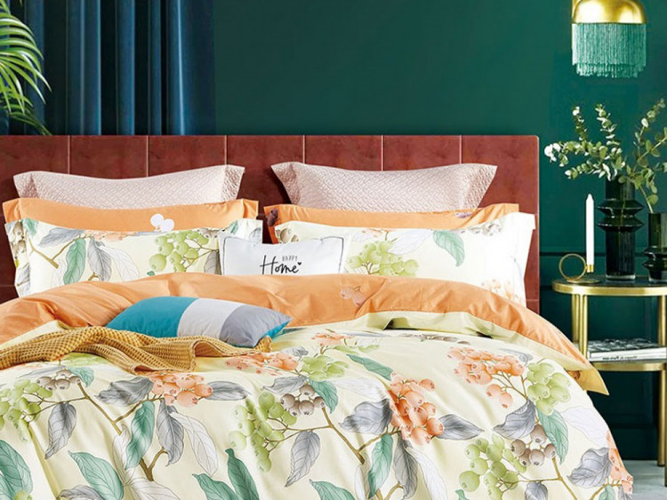 Постельное белье из сатина ASABELLA 1597-6 50х70 (2шт) и 70х70 (2шт) евро