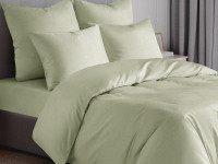 Пододеяльник из хлопка, вискозы и льна SAILID NATURAL TOUCH LC-2-210х230 светло-зеленый 210х230