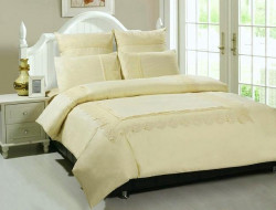 Постельное белье из сатина с гипюром TANGO GPR-03 GIPUR 50х70 (2шт), 70х70 (2шт) евро