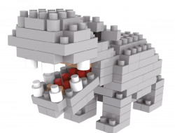 Конструктор пластиковый ПОДЕЛКИН PLK-01 №11 Бегемот 131 элемент