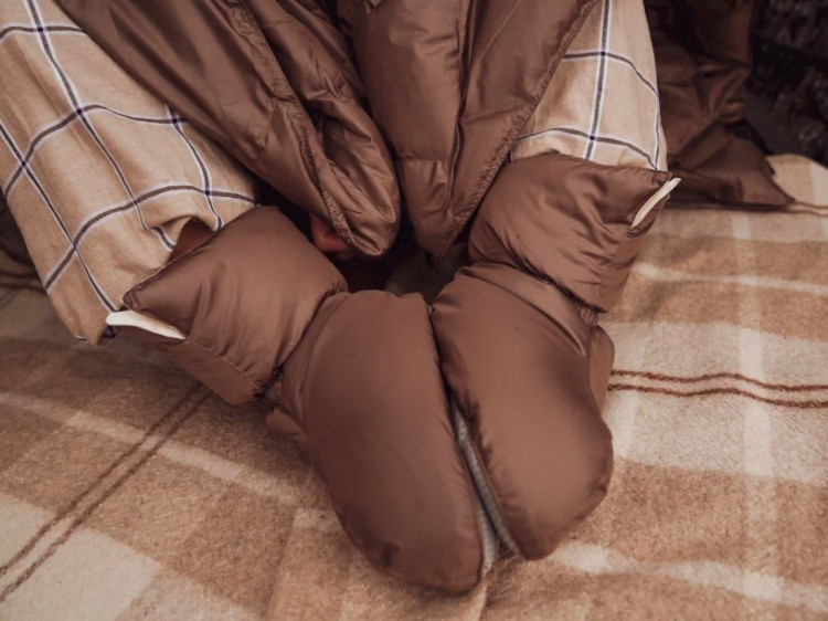 Сапожки-носочки пуховые GERMAN GRASS Comfort Socks Travel Grass Beige