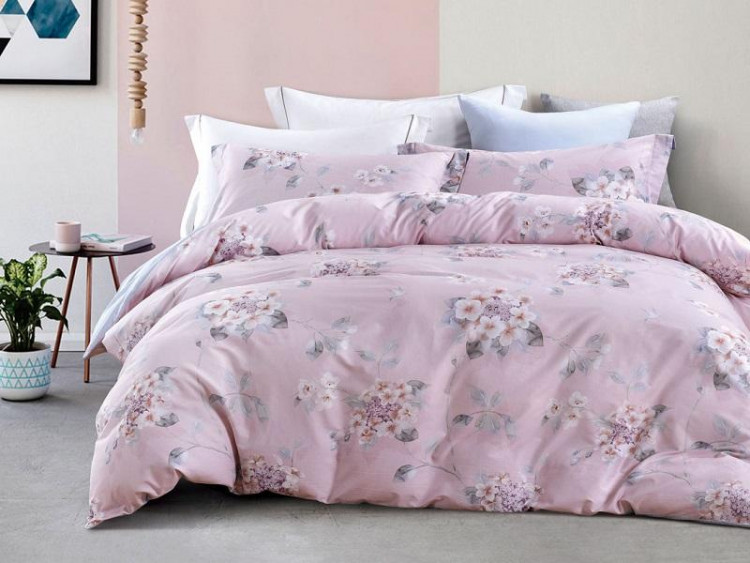 Постельное белье из сатина ASABELLA 1257-6 50х70 (2шт) и 70х70 (2шт) евро