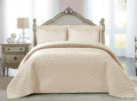 Покрывало с наволочками тонкое из велюра TANGO ROMBI ROM-07 240х260