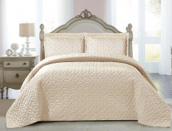 Покрывало с наволочками тонкое из велюра TANGO ROMBI ROM-07 240х260