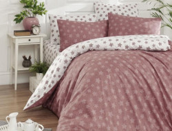 Постельное белье из ранфорса KARVEN N023 LIGHT ROSE 50х70 (2шт), 70х70 (2шт) евро