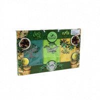 Набор кухонных полотенец вафельных хлопковых NILTEKS HM758 ОЛИВА V6 40х60 (3шт)