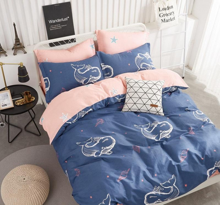 Постельное белье двухстороннее из твила TANGO TPIG-1129-50 50х70 (2шт) 2-спальное