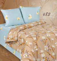 Постельное белье из поплина двухстороннее АЛЬВИТЕК ПА-683 семейное