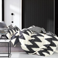 Постельное белье из сатина TANGO зигзаги 50х70 (2шт) 2-спальное